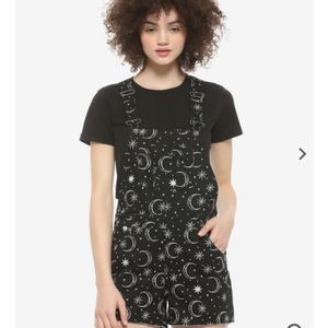HT Denim Moon & Star Celestial Shortalls